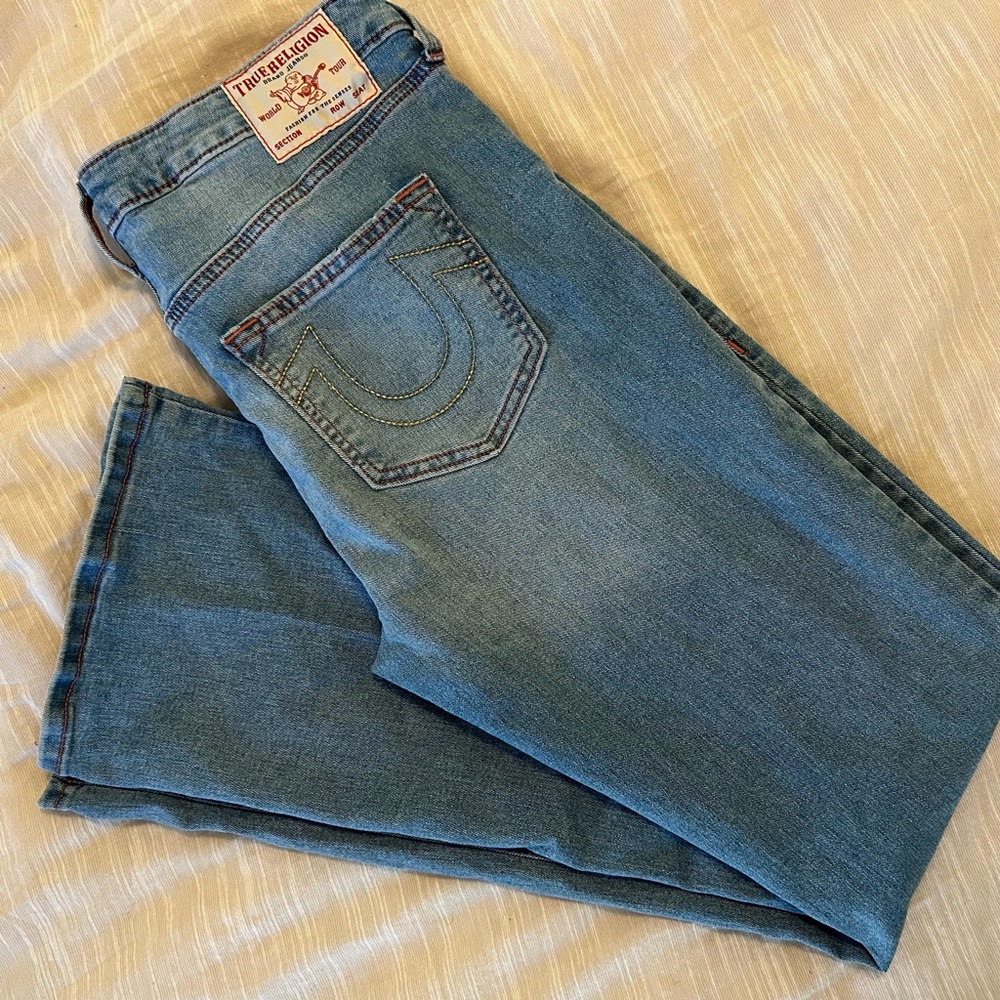 True Religion 🍒 Women’s Becca Bootcut Light Blue Jeans